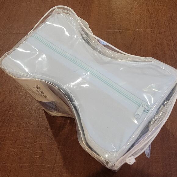 Sharper Image calming Comfort Cooling Gel Knee Pillow Charcoal Infused NEW - Picture 2 of 6